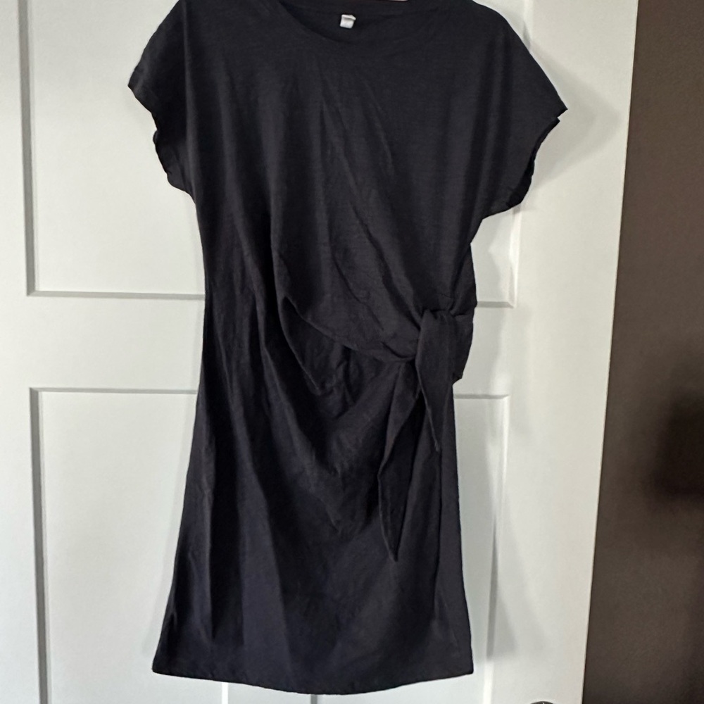 Wishlist Dark Navy Mini Dress with Side Tie